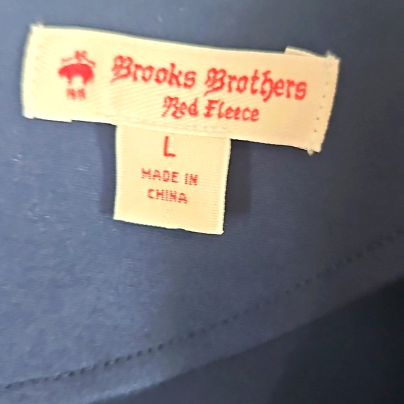 Brooks Brothers Navy Blue Sheath Dress V-Neck Short Sleeve Size Large - Picture 2 of 6